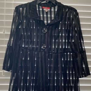 black sheer jacket